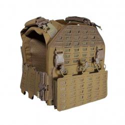 GILET TACTIQUE PORTE-PLAQUES DRAKE MK4 - CORSO TACTICAL COYOTE