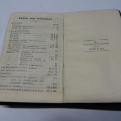 ancien petit agenda GEVELOT