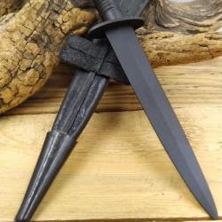 SUPERBE DAGUE ANGLAISE TYPE SHEFFIELD MANCHE ACIER GAMME MILITARIA SPÉCIAL COLLECTIONNEURS 25p