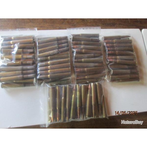 100 Cartouches (balles) Cal 7x65R ( RWS)