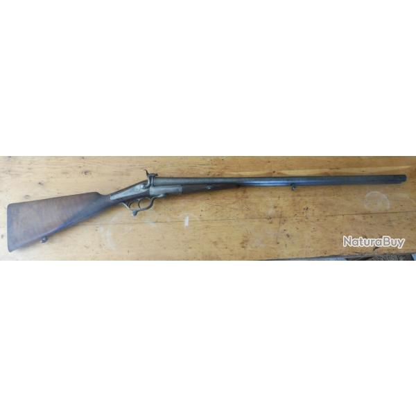 fusil de chasse a chien calibre 16 canon bernard beck a geneve