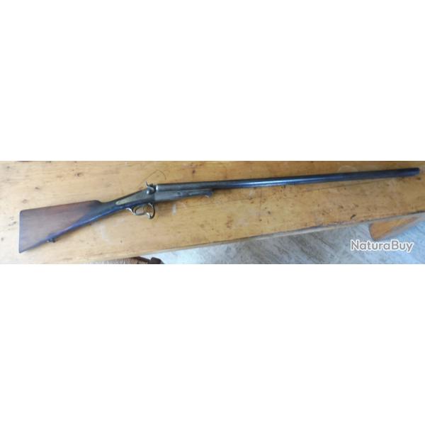 fusil de chasse systeme lefaucheux a chien calibre 16 chambr 65