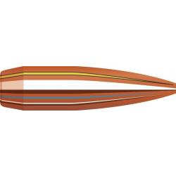 Sachet de 100 ogives HORNADY cal : 30 168gr BTHP MATCH