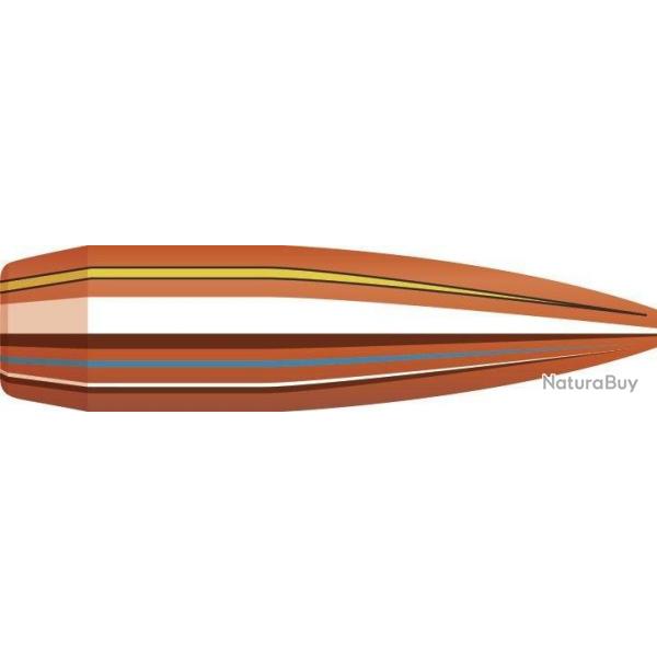 Sachet de 100 ogives HORNADY cal : 30 168gr BTHP MATCH