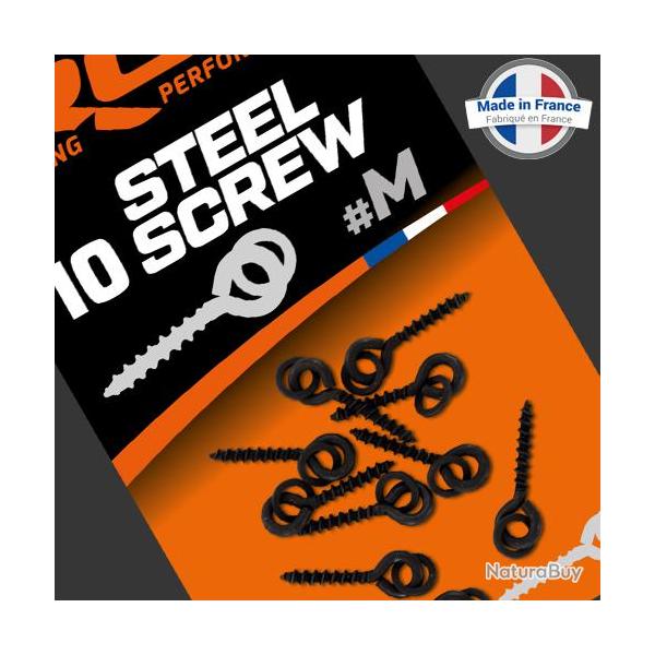 Vis  Appats ROK Steel Bait Screw (par 10) S