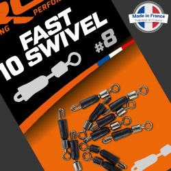Emerillon ROK Fast Swivel T.8 (par 10)