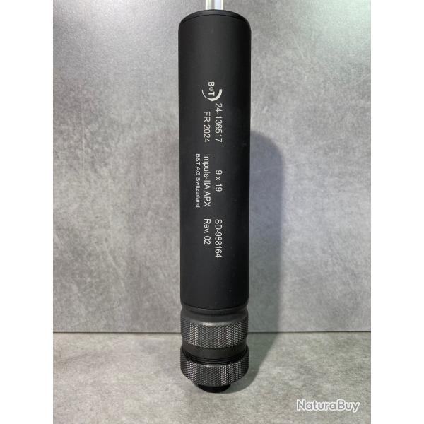 Silencieux BRUGGER & THOMET Impuls IIA pour BERETTA APX A1 Tactical Calibre 9 mm Para