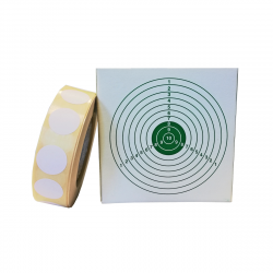 Gommettes cache impactes Umarex pour cibles - Par 1000 - 19 mm / Blanc