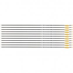 Flèche Avalon Tyro 4.2 en carbone (nouvelles) 28" 1100 1 plume blanche 2 plumes oranges
