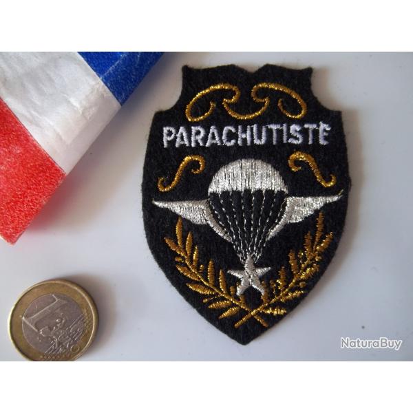 cusson militaire collection parachutiste insigne tissu