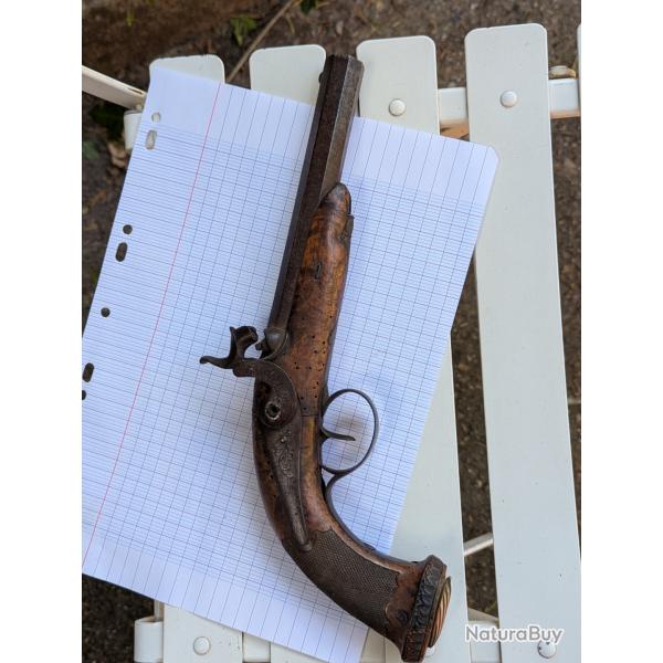 Ancien revolver  chien de duel