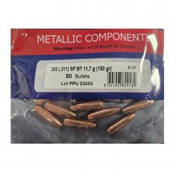 Ogives PPU cal.30 311 SP BT 180gr x50