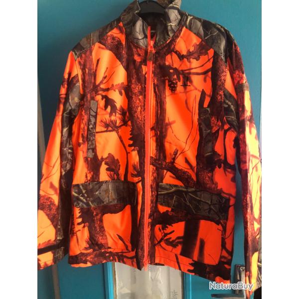 veste de chasse neuf jamais porter percussion palombe ghost camo blaze  taille L