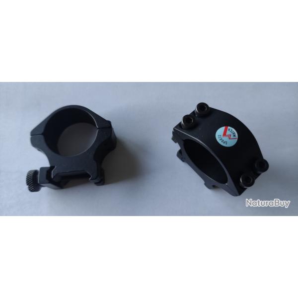 COLLIERS  POUR MONTAGE FIXE D30 BH10 ALU