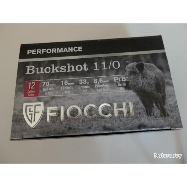 Chevrotines Fiocchi Buckshot 11/0