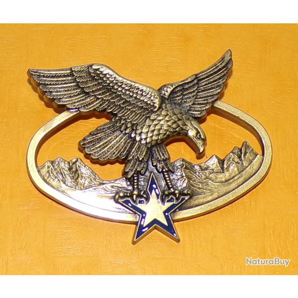 Brevet de Chef d'Equipe de Haute Montagne, 2 pontets, FABRICANT DELSART ,HOMOLOGATION GS 138,ETAT V