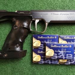 Pistolet semi-automatique UNIQUE mod. VO/79 - Calibre .22 short + 250 cartouches (Occasion bon état)