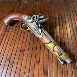 PISTOLET A SILEX 1806 DE CAVALERIE MANUFACTURE DE ST ETIENNE DENIX DÉCORATION