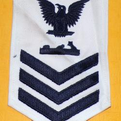 ARMEE AMERICAINE U.S : TISSU  DE L' U.S NAVY ,  CHARPENTIER   , BON ETAT VOIR PHOTOS  . POUR TOUT RE