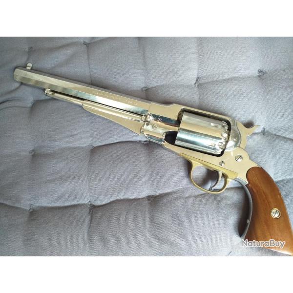 REVOLVER PIETTA  1858 REMINGTON NICKELE CAL 44