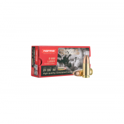 Vente Flash  MUNITIONS NORMA CAL 9MM LUGER 124GR FMJ range & training 20 boites (1000 munitions )