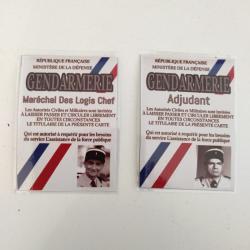 Carte de gendarmerie magniet le Gendarme de Saint-Tropez