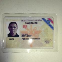 Carte militaire du film forces spéciales