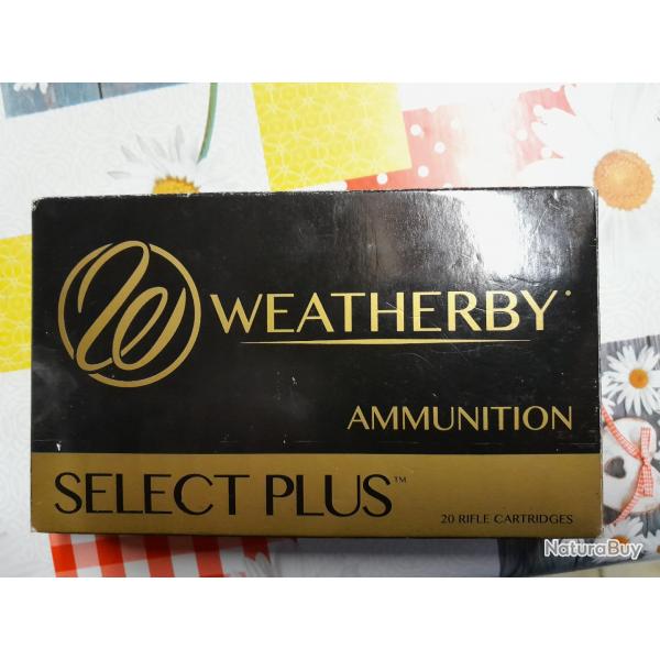 1 boite de 20 munitions calibre 257 Weatherby Magnum 120 grains Nosler Partition