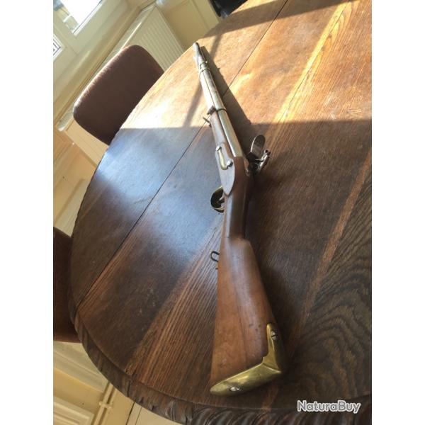 Ancien fusil Bonaparte excellent tat achet chez Ader crosse noyer