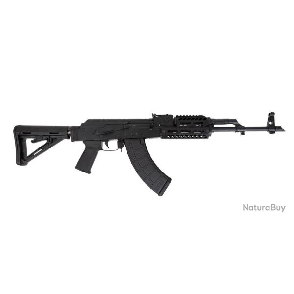 Carabine PSA AK-47 Gf3 Forged Rifle With Jl Billet Rail And M4 Stock, Black