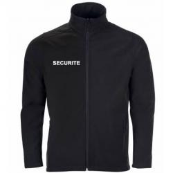Blouson softshell noir marquage au choix CSU