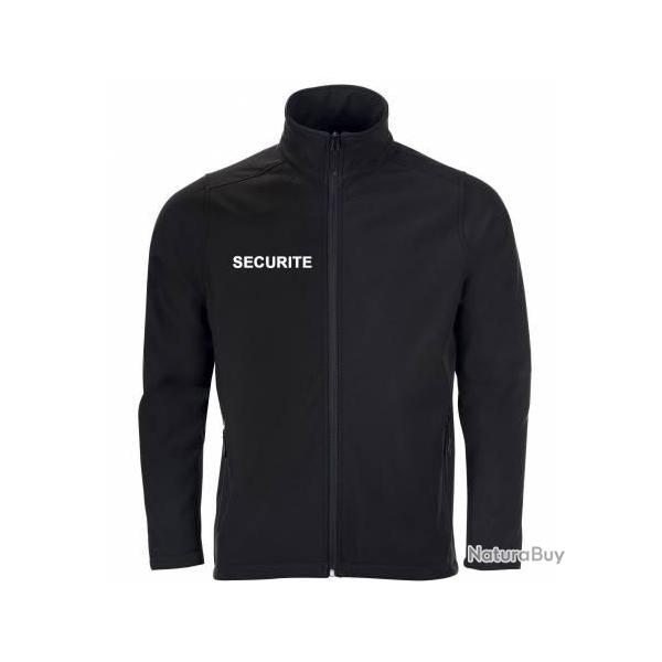 Blouson softshell noir marquage au choix S Affaires Maritimes