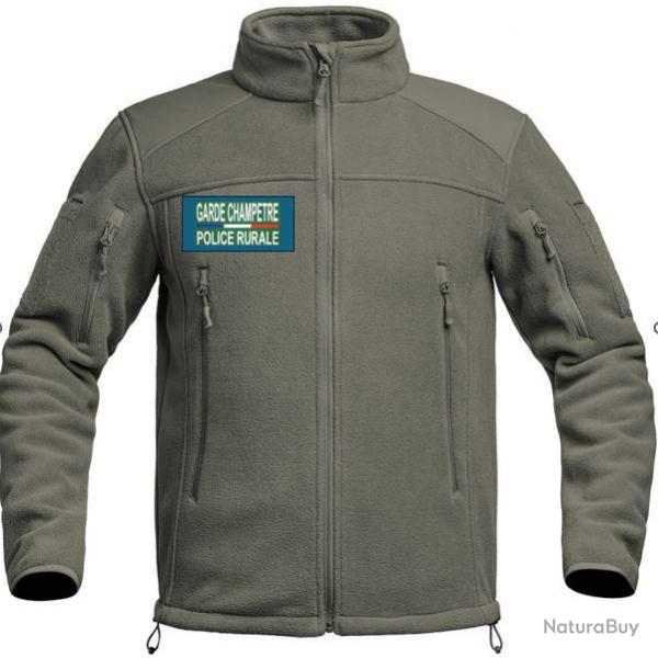 Blouson polaire kaki brod GARDE CHAMPETRE / POLICE RURALE 3 XL