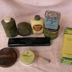 WW2 US LOT 10 ÉLÉMENTS D'HYGIÈNE/DIVERS DU SOLDAT MILITAIRE AMÉRICAIN ( 39-45 ) LOT 4