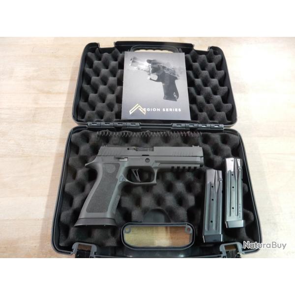 PISTOLET SIG SAUER P320 X-FIVE LEGION CAL 9X19 OCCASION PARFAIT ETAT
