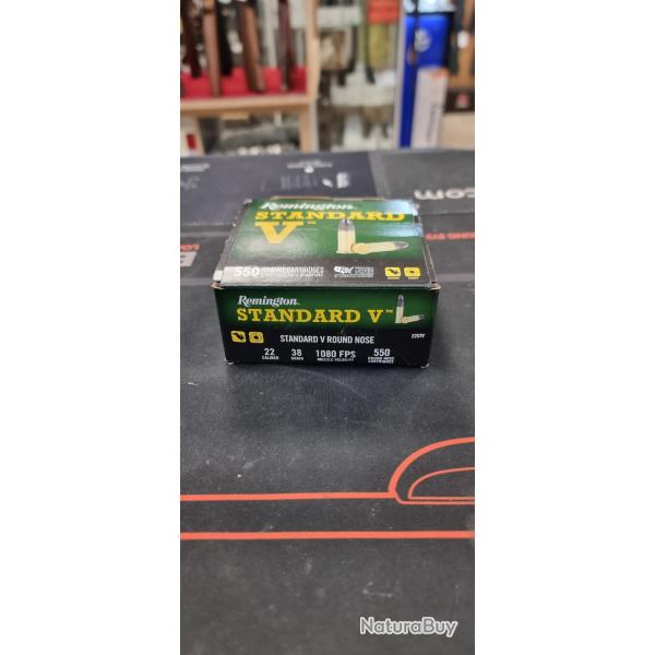 Munitions 22LR botes 550 balles remington