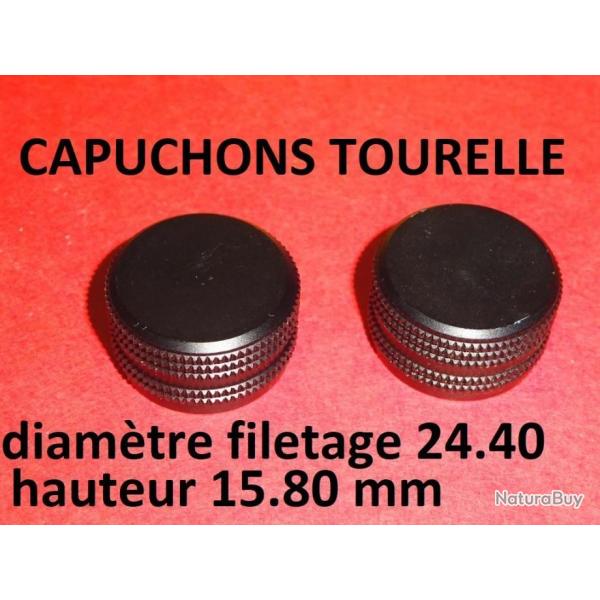 paire capuchons tourelle lunette 3-9x56 VANGUARD dia. filetage 24.40mm- VENDU PAR JEPERCUTE (SZA821)