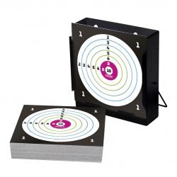 Porte-cible 14x14cm + 100 cibles