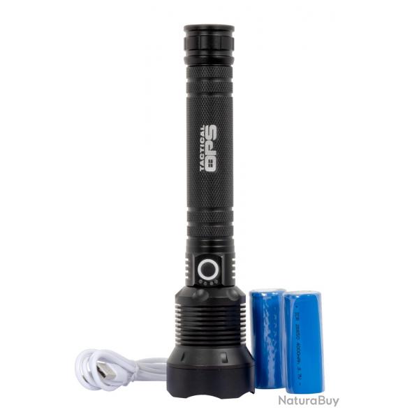 Lampe Tactical Ops Led2608 - Torche Zoom 3 Modes 2000-10000 Lumens