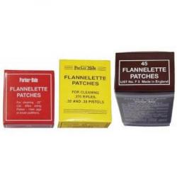 Patchs de flanelle Parker Hale F3 cal. 30, 44 et 45 / 50. 1 cartons de 12 boites de 45 patchs ( 540 