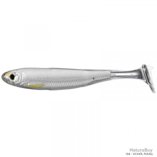 Leurre Souple Live Target Slow Roll Shiner 8,5cm 134 - Silver Pearl