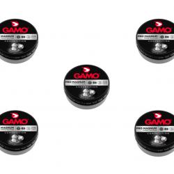 5 boites GAMO de 250 Plombs PRO MAGNUM PENETRATION 4,5 mm - GAMO