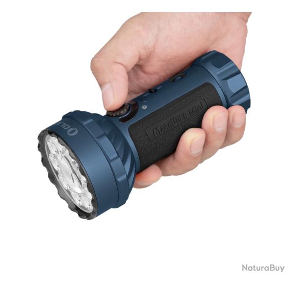 Olight Marauder Mini - Lampe Torche Puissante Rechargeable 7000 Lumens Bleu nuit