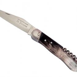 COUTEAU DOURIS CHASTEL LE PIONNIER 2P CORNE NOIRE