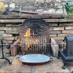 TOURNEBROCHE DE CHEMINEE XIXème / ROTISSERIE