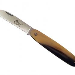 COUTEAU NAVETTE DOURIS CHASTEL 1P POINTE DE CORNE