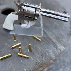 Kermesse ! Ed. Limitée Trump Revolver Pietta 1873 SA "47th President" -357- Nickel 4"3/4 - SA73125DT