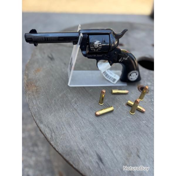 Kermesse ! Ed. Limite Trump Revolver Pietta 1873 SA "47th President" -357 - Jaspe 4"3/4 - SA73119DT