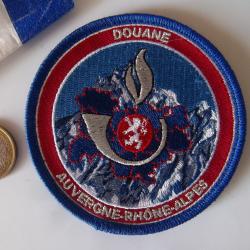 écusson douane Auvergne-Rhône-Alpes insigne tissu