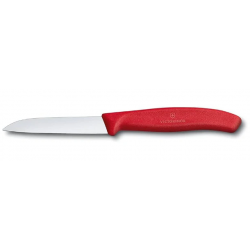 Victorinox 6.7401 Couteau d'office SwissClassic, 8 cm, rouge